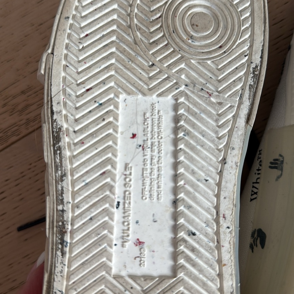 off white vulcanized low blue - Picture 6 of 10